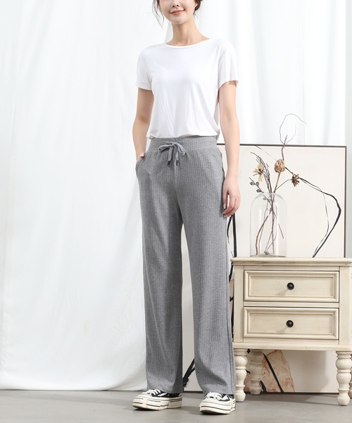 aimoha(アイモハ)の「【Aimoha】ハイウエストドレープパンツ(その他パンツ・レディース・ブラック/グレー・MEDIUM/X-LARGE/LARGE)」の18枚目の写真