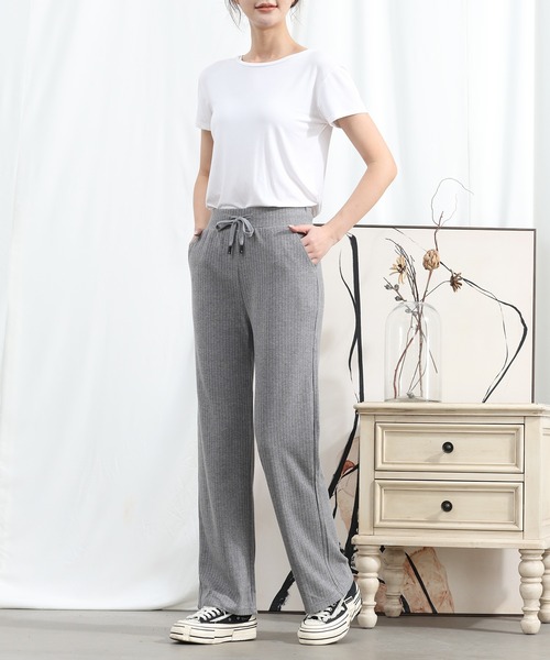 aimoha(アイモハ)の「【Aimoha】ハイウエストドレープパンツ(その他パンツ・レディース・ブラック/グレー・MEDIUM/X-LARGE/LARGE)」の19枚目の写真