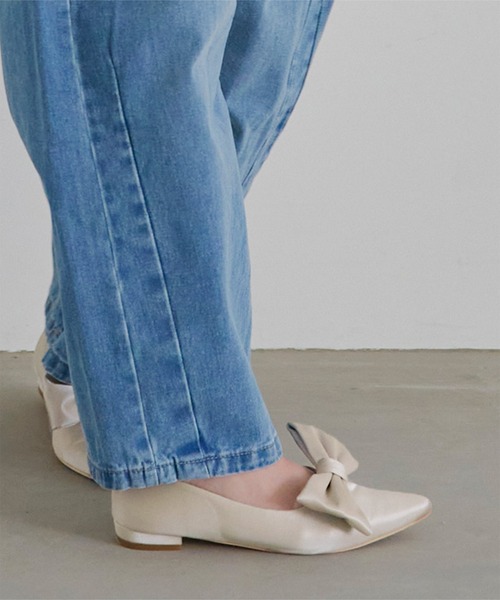 titivate(ティティベイト)の「2wayリボンパンプス(パンプス・レディース・ブラック/ライトベージュ・L/M/S/LL)」の9枚目の写真