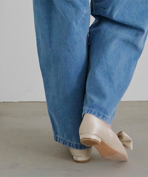 titivate(ティティベイト)の「2wayリボンパンプス(パンプス・レディース・ブラック/ライトベージュ・L/M/S/LL)」の10枚目の写真