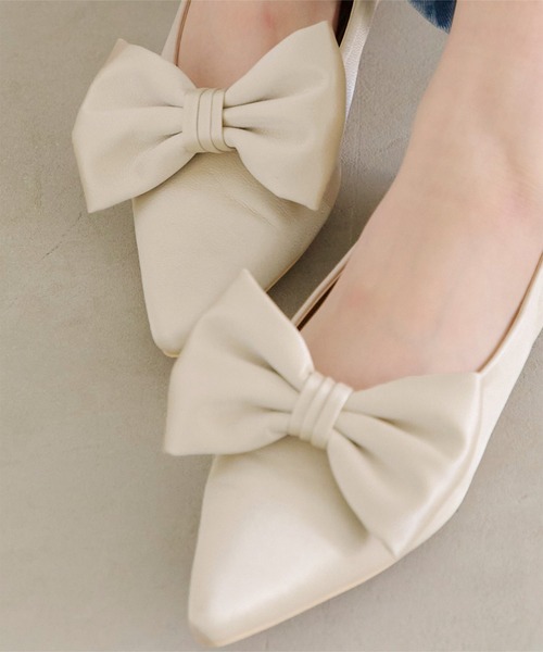 titivate(ティティベイト)の「2wayリボンパンプス(パンプス・レディース・ブラック/ライトベージュ・L/M/S/LL)」の11枚目の写真