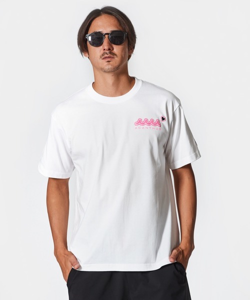 ACANTHUS(アカンサス)の「ACANTHUS x muta:mutasweet muta Tee(Tシャツ/カットソー・メンズ・ブラック/ピンク/ホワイト/ネイビー・S/M/L/XL)」の2枚目の写真