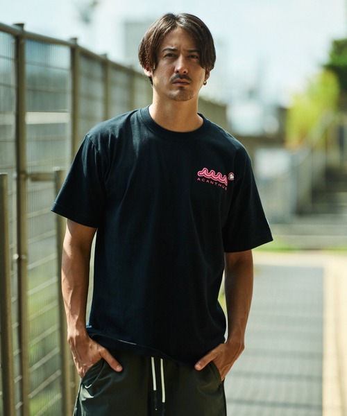 ACANTHUS(アカンサス)の「ACANTHUS x muta:mutasweet muta Tee(Tシャツ/カットソー・メンズ・ブラック/ピンク/ホワイト/ネイビー・S/M/L/XL)」の3枚目の写真