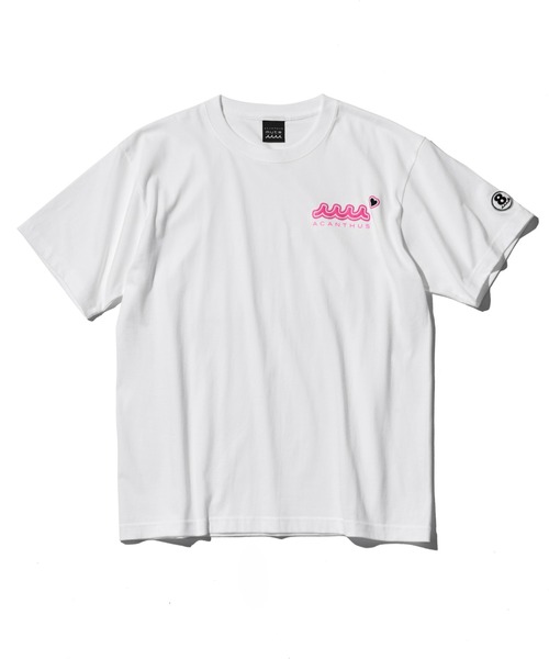 ACANTHUS(アカンサス)の「ACANTHUS x muta:mutasweet muta Tee(Tシャツ/カットソー・メンズ・ブラック/ピンク/ホワイト/ネイビー・S/M/L/XL)」の8枚目の写真