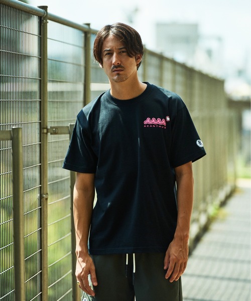 ACANTHUS(アカンサス)の「ACANTHUS x muta:mutasweet muta Tee(Tシャツ/カットソー・メンズ・ブラック/ピンク/ホワイト/ネイビー・S/M/L/XL)」の16枚目の写真