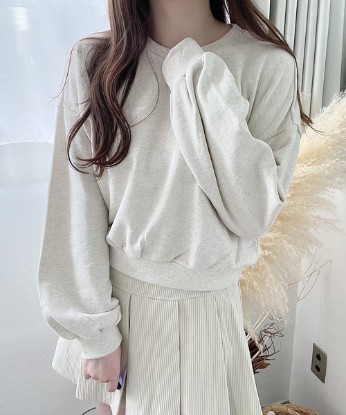 Nana(ナナ)の「シンプルスウェット(スウェット・レディース・オートミール/アイボリー・FREE)」の10枚目の写真