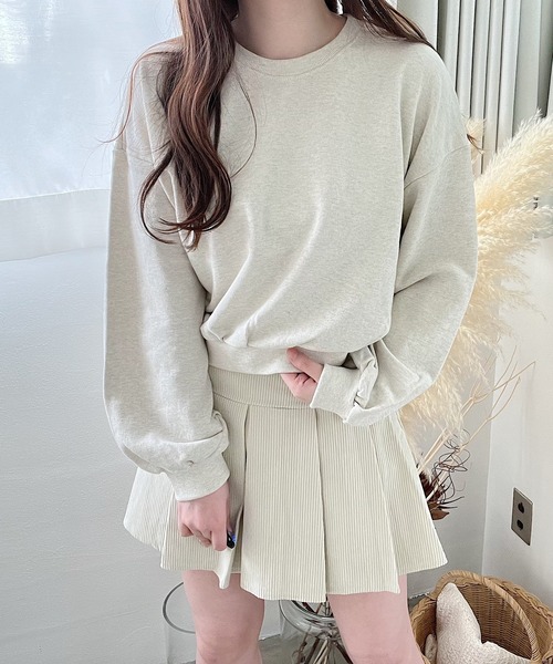 Nana(ナナ)の「シンプルスウェット(スウェット・レディース・オートミール/アイボリー・FREE)」の11枚目の写真