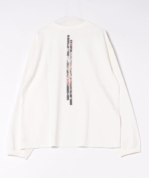 le cercle ADAM ET ROPE'(ルセルクルアダムエロペ)の「和柄Tシャツ(隠岐次郎廣有)(Tシャツ/カットソー・レディース・ホワイト/チャコールグレー・L/M)」の3枚目の写真