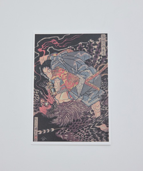 le cercle ADAM ET ROPE'(ルセルクルアダムエロペ)の「和柄Tシャツ(隠岐次郎廣有)(Tシャツ/カットソー・レディース・ホワイト/チャコールグレー・L/M)」の12枚目の写真