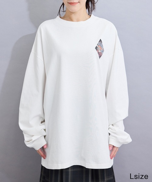 le cercle ADAM ET ROPE'(ルセルクルアダムエロペ)の「和柄Tシャツ(隠岐次郎廣有)(Tシャツ/カットソー・レディース・ホワイト/チャコールグレー・L/M)」の14枚目の写真