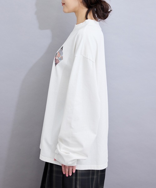 le cercle ADAM ET ROPE'(ルセルクルアダムエロペ)の「和柄Tシャツ(隠岐次郎廣有)(Tシャツ/カットソー・レディース・ホワイト/チャコールグレー・L/M)」の15枚目の写真