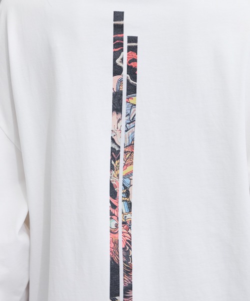 le cercle ADAM ET ROPE'(ルセルクルアダムエロペ)の「和柄Tシャツ(隠岐次郎廣有)(Tシャツ/カットソー・レディース・ホワイト/チャコールグレー・L/M)」の20枚目の写真