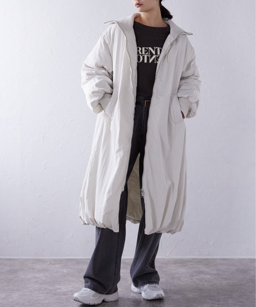 中わたバルーンリブコート（ダウンジャケット/コート）｜r.（アール