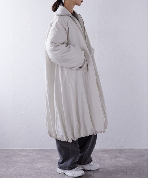 セール】中わたバルーンリブコート（ダウンジャケット/コート）｜r