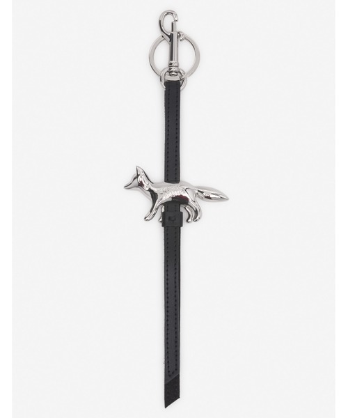 Maison Kitsune（メゾンキツネ）の「PROFILE FOX KEYRING（キーケース/キーアクセサリー・メンズ・レンガ/ブラック・U）」の3枚目の写真