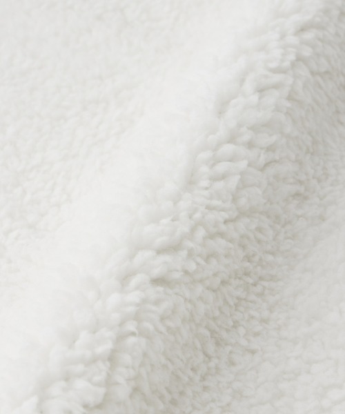 Honeys(ハニーズ)の「【ハニぽか】裏ボアロングパーカー(パーカー・レディース・スミクロ/ラベンダー/ベージュ/サックスブルー/カーキ・S/M/L/LL/3L)」の8枚目の写真