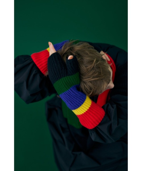 Bi-Color Arm Warmer（手袋）｜nagonstans（ナゴンスタンス）の