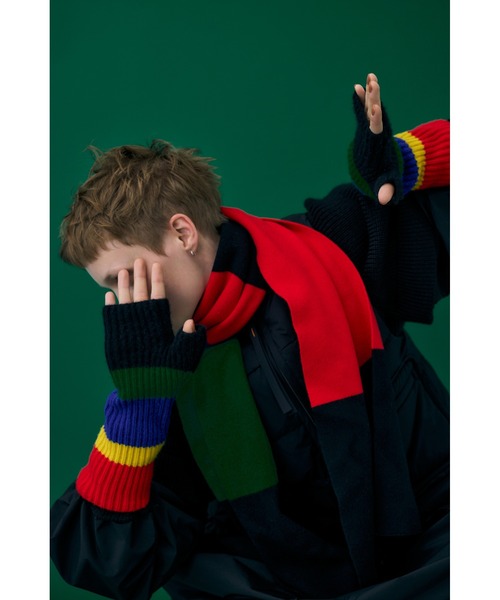 Bi-Color Arm Warmer（手袋）｜nagonstans（ナゴンスタンス）の