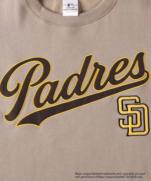 Right-on（ライトオン）の「【MLB】チームワッペンクルースウェット（スウェット・メンズ・ダークグレー/ホワイト/グレー/グリーン/ブルー/ライトブラウン・M/L/XXL/XL）」の10枚目の写真