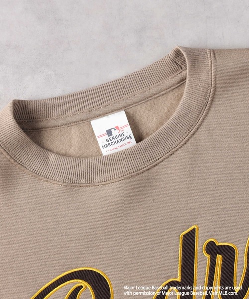 Right-on（ライトオン）の「【MLB】チームワッペンクルースウェット（スウェット・メンズ・ダークグレー/ホワイト/グレー/グリーン/ブルー/ライトブラウン・M/L/XXL/XL）」の11枚目の写真