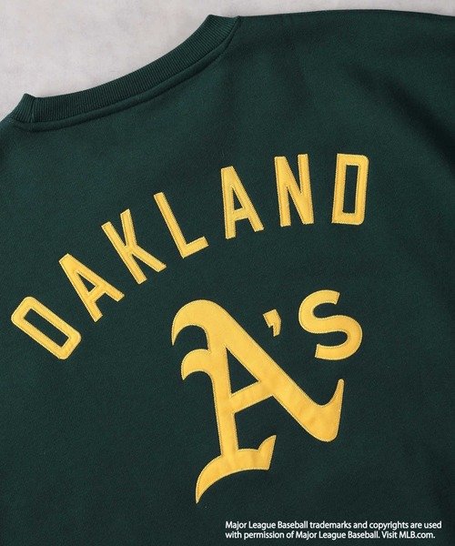 Right-on（ライトオン）の「【MLB】チームワッペンクルースウェット（スウェット・メンズ・ダークグレー/ホワイト/グレー/グリーン/ブルー/ライトブラウン・M/L/XXL/XL）」の17枚目の写真