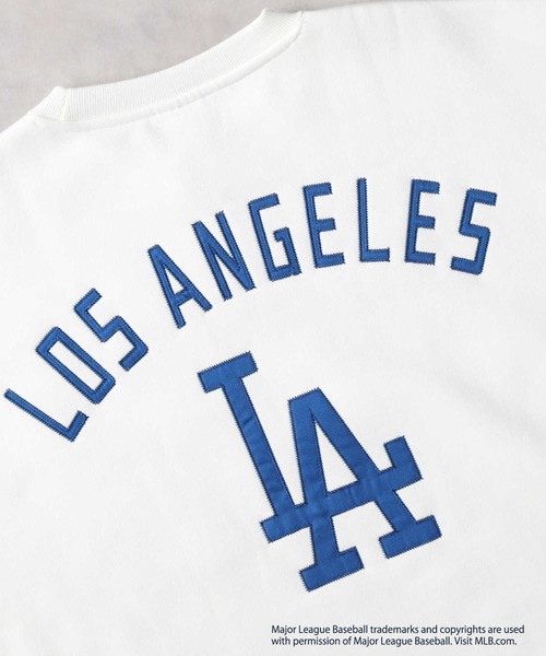 Right-on（ライトオン）の「【MLB】チームワッペンクルースウェット（スウェット・メンズ・ダークグレー/ホワイト/グレー/グリーン/ブルー/ライトブラウン・M/L/XXL/XL）」の19枚目の写真