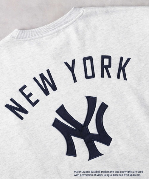 Right-on（ライトオン）の「【MLB】チームワッペンクルースウェット（スウェット・メンズ・ダークグレー/ホワイト/グレー/グリーン/ブルー/ライトブラウン・M/L/XXL/XL）」の21枚目の写真