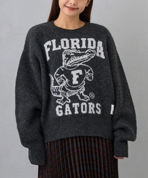 DISCUS（ディスカス）の「【DISCUSxUNIV 】Wジャカードデザインニットプルオーバー（ニット/セーター）」