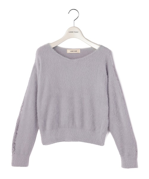 LAISSE PASSE  ニット LAISSE PASSE（レッセパッセ）の「ふわふわショートプルオーバー