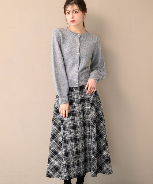 セール】2024秋冬新作 フラッフィーメランジカーディガン（ニット