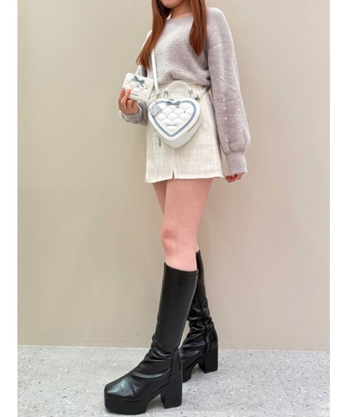 SAMANTHAVEGA（サマンサベガ）の「『アナと雪の女王』コレクション  ハート型ショルダーバッグ（ショルダーバッグ・レディース・ホワイト・FREE）」の13枚目の写真