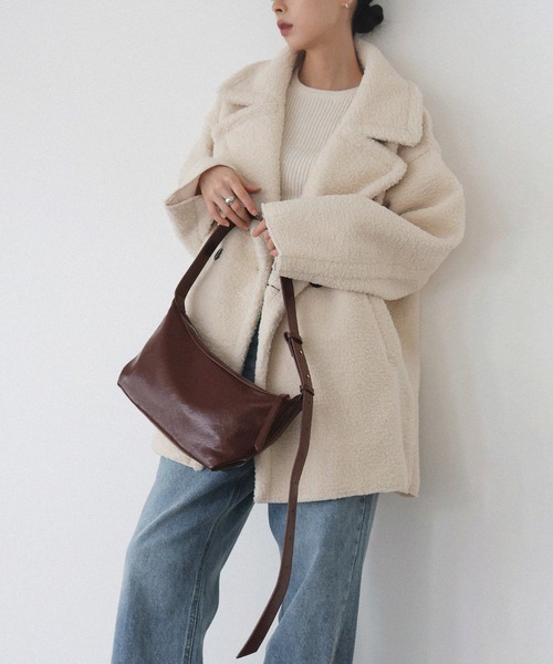 LIAN（リアン）の「マルチWAYワンショルダーバッグ（ショルダーバッグ・レディース・ブラック/ブラウン/アイボリー・FREE）」の13枚目の写真