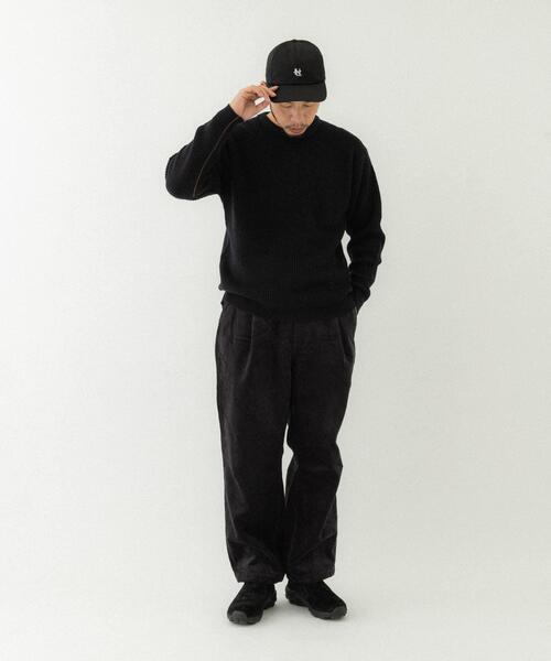 EKAL（エカル）の「ワンリッジライトウェイトニット（ニット/セーター・メンズ・チャコールグレー/ネイビー・MEDIUM/LARGE）」の7枚目の写真