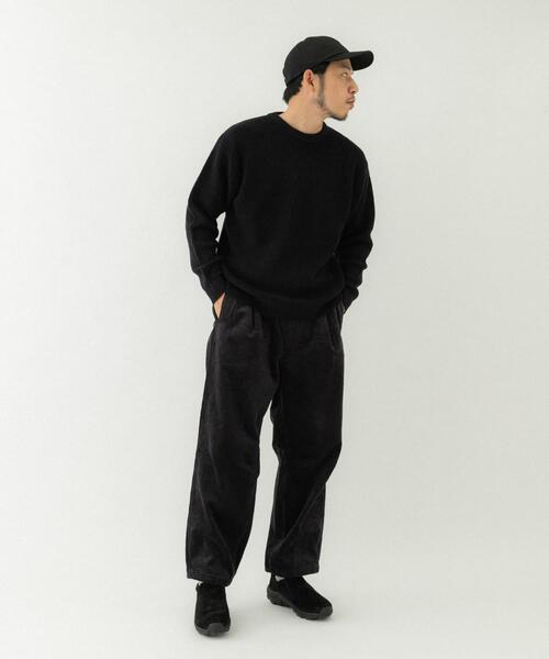 EKAL（エカル）の「ワンリッジライトウェイトニット（ニット/セーター・メンズ・チャコールグレー/ネイビー・MEDIUM/LARGE）」の8枚目の写真