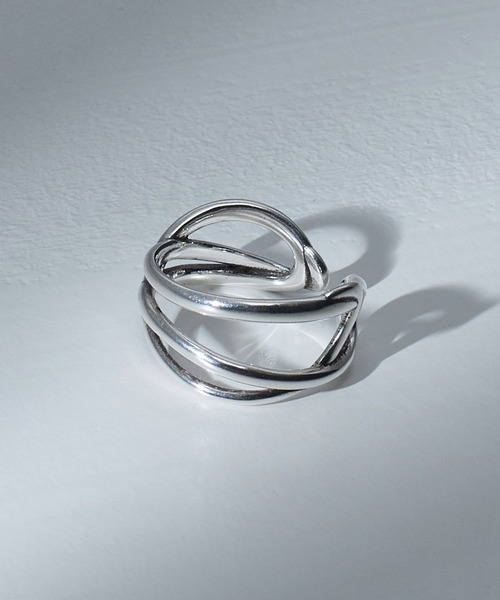 PHILIPPE AUDIBERT(フィリップ オーディベール)の「【PHILIPPE AUDIBERT】ラインレイヤードリング bague Hany L laiton BG4590(リング・レディース・シルバー・FREE)」の6枚目の写真