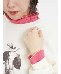 Samansa Mos2 | 【保湿加工】配色メロータートルネックカットソー(Tシャツ/カットソー)