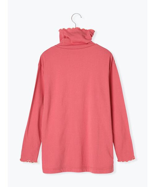 Samansa Mos2（サマンサ モスモス）の「【保湿加工】配色メロータートルネックカットソー（Tシャツ/カットソー・レディース・ピンク/ミント/オフホワイト/ブラック・F）」の15枚目の写真