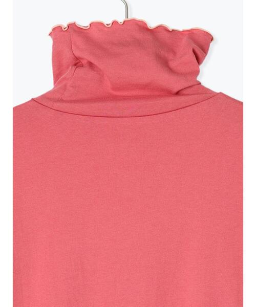 Samansa Mos2（サマンサ モスモス）の「【保湿加工】配色メロータートルネックカットソー（Tシャツ/カットソー・レディース・ピンク/ミント/オフホワイト/ブラック・F）」の19枚目の写真