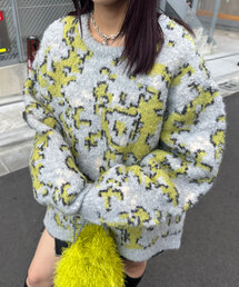 CIAOPANIC | カモフラージュシャギーニット(ニット/セーター)