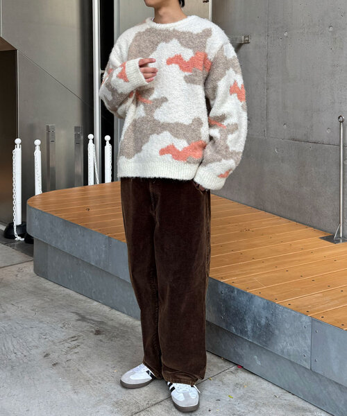 CIAOPANIC（チャオパニック）の「カモフラージュシャギーニット（ニット/セーター・レディース・ベージュ/グレー/アイボリー・ONE SIZE）」の10枚目の写真