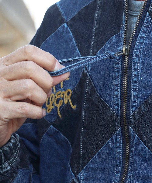 KRIFF MAYER（クリフメイヤー）の「ラインクルーマンジャケット（ブルゾン・メンズ・ネイビー/ベージュ/カーキ・X-LARGE/LARGE/MEDIUM）」の8枚目の写真