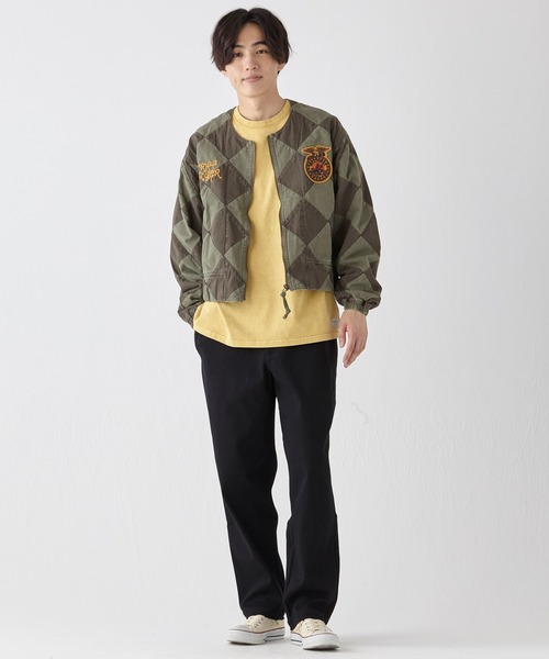 KRIFF MAYER（クリフメイヤー）の「ラインクルーマンジャケット（ブルゾン・メンズ・ネイビー/ベージュ/カーキ・X-LARGE/LARGE/MEDIUM）」の10枚目の写真