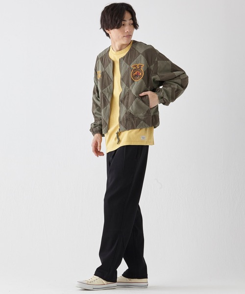 KRIFF MAYER（クリフメイヤー）の「ラインクルーマンジャケット（ブルゾン・メンズ・ネイビー/ベージュ/カーキ・X-LARGE/LARGE/MEDIUM）」の11枚目の写真