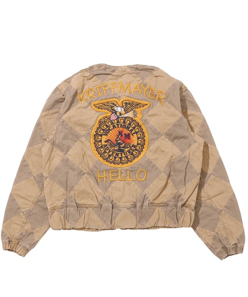 KRIFF MAYER（クリフメイヤー）の「ラインクルーマンジャケット（ブルゾン・メンズ・ネイビー/ベージュ/カーキ・X-LARGE/LARGE/MEDIUM）」の22枚目の写真