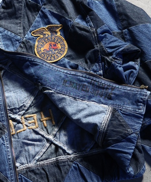 KRIFF MAYER（クリフメイヤー）の「ラインクルーマンジャケット（ブルゾン・メンズ・ネイビー/ベージュ/カーキ・X-LARGE/LARGE/MEDIUM）」の6枚目の写真