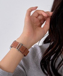 attiree（アティレー）の「アップルウォッチバンド スイフトレザー 本革【38/40/41/42(Series10)mm】（デジタル腕時計）」