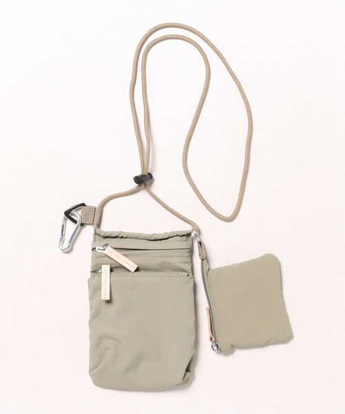 EARTH MADE（アースメイド）の「6POCKET MINI SHOULDER（ショルダーバッグ・レディース・カーキ/ライトベージュ/ブラック/ダークグレー/ライトピンク/サンドベージュ/ライトグレー/ライトパープル/ダークブルー/ミント/ブルー/キャメル/ダークネイビー/ブラウン・FREE）」の7枚目の写真