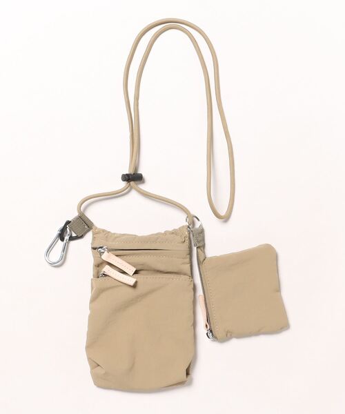 EARTH MADE（アースメイド）の「6POCKET MINI SHOULDER（ショルダーバッグ・レディース・カーキ/ライトベージュ/ブラック/ダークグレー/ライトピンク/サンドベージュ/ライトグレー/ライトパープル/ダークブルー/ミント/ブルー/キャメル/ダークネイビー/ブラウン・FREE）」の5枚目の写真