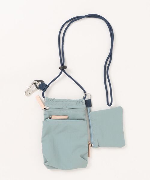 EARTH MADE(アースメイド)の「6POCKET MINI SHOULDER(ショルダーバッグ・レディース・カーキ/ライトベージュ/ブラック/ダークグレー/ライトピンク/サンドベージュ/ライトグレー/ライトパープル/ダークブルー/ミント/ブルー/キャメル/ダークネイビー/ブラウン/ブルーグレー・FREE)」の5枚目の写真