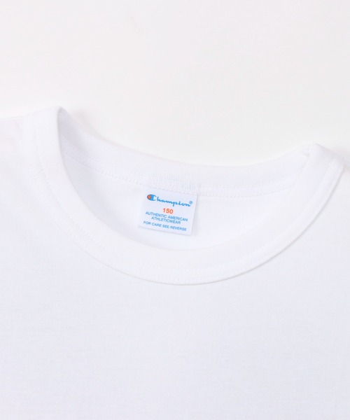 Champion(チャンピオン)の「【Champion/チャンピオン】キッズ ショートスリーブTシャツ(Tシャツ/カットソー・キッズ・ブラック/ホワイト/オートミール/ラベンダー・100/160/150/140/130/120/110)」の7枚目の写真